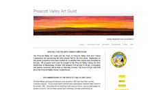 Desktop Screenshot of prescottvalleyartguild.org